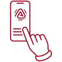 ReSound Auracast Assistant Red Icon